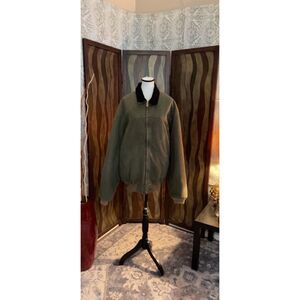 Vintage Carhartt Santa Fe jacket in faded olive green. Unsized. See description.